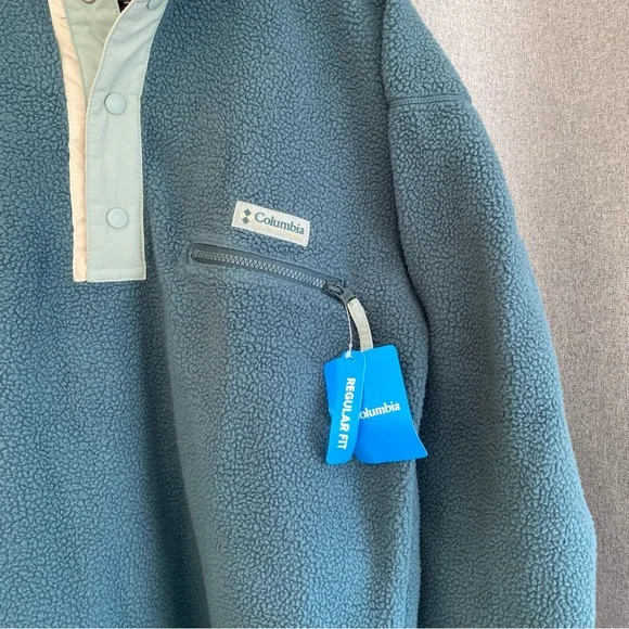 NWT Columbia Men's Helvetia II Fleece Pullover M